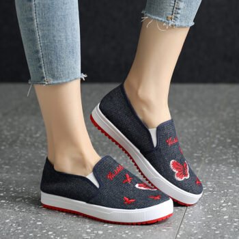 Denim Canvas Shoes For Women